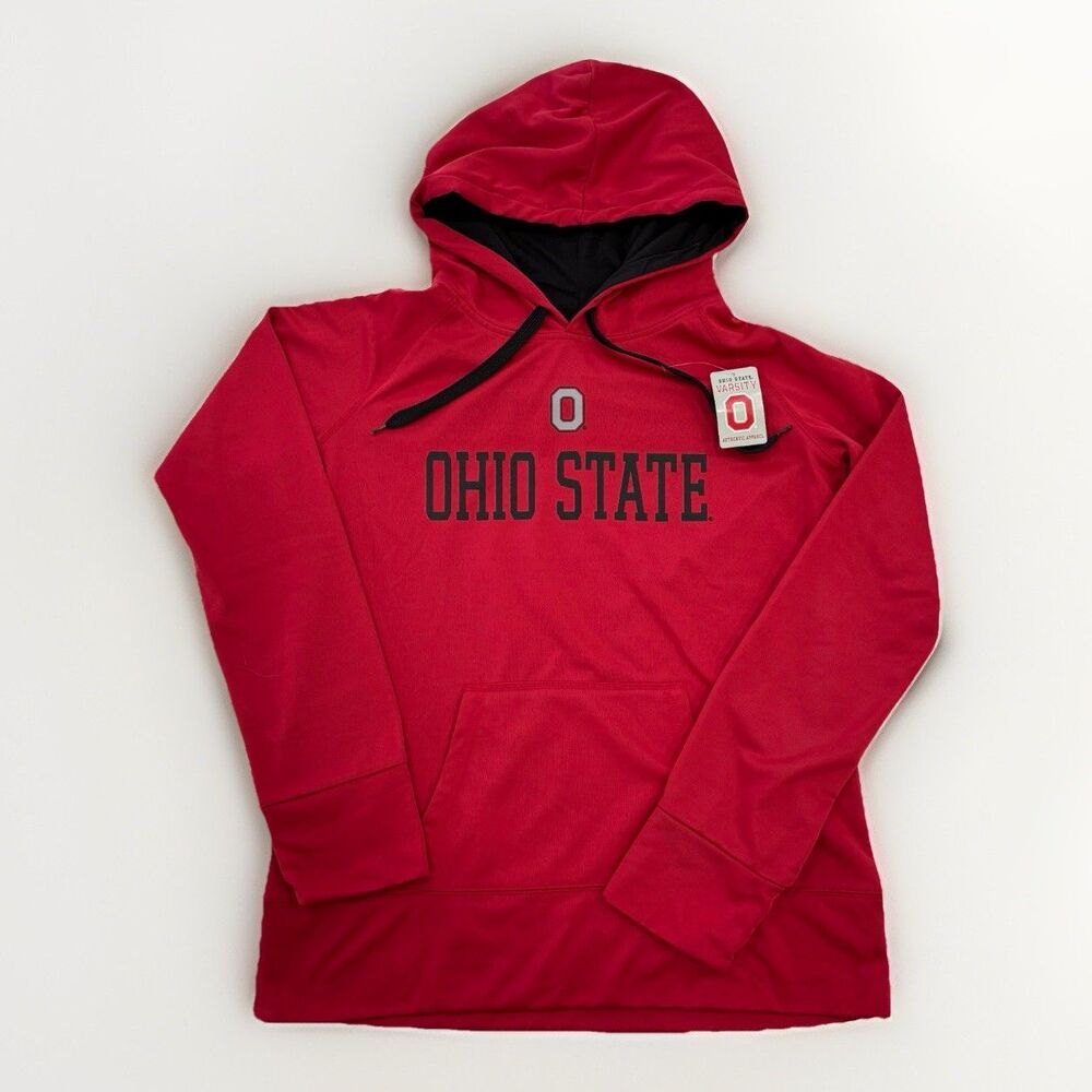 Ohio State Hoodie Womens Size XL College Football Red Pullover Sweatshirt NWT